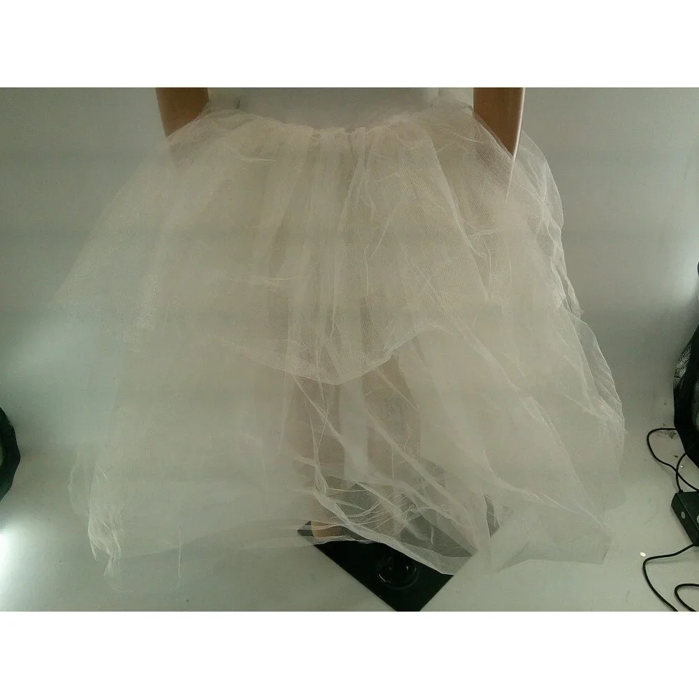 Pre-Owned Dance Costume Ballet Small Child White Curtain Call E352 Sparkle Tutu